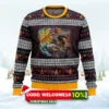 fire dragon's iron fist dragneel natsu fairy tail ugly christmas sweater 1