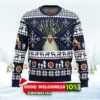 forest spirit princess mononoke ugly christmas sweater 1