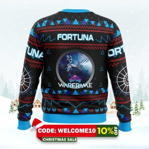 fortuna warframe ugly christmas sweater 2