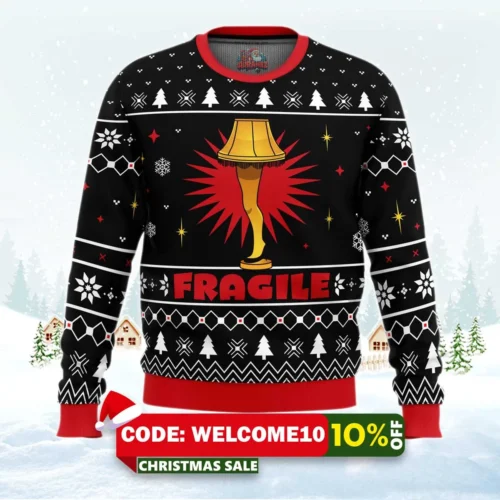 fragile a christmas story ugly christmas sweater 1