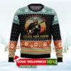 free fallin' tom petty ugly christmas sweater 1