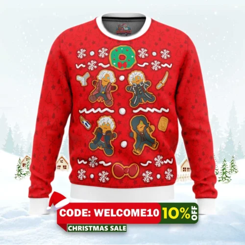 fresh baked devil hunters devil may cry ugly christmas sweater 1