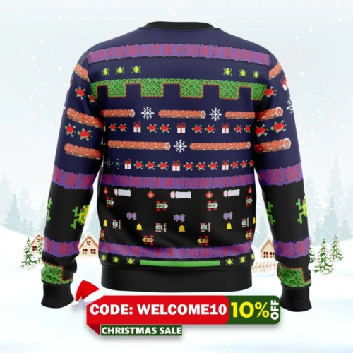 frogger ugly christmas sweater 2