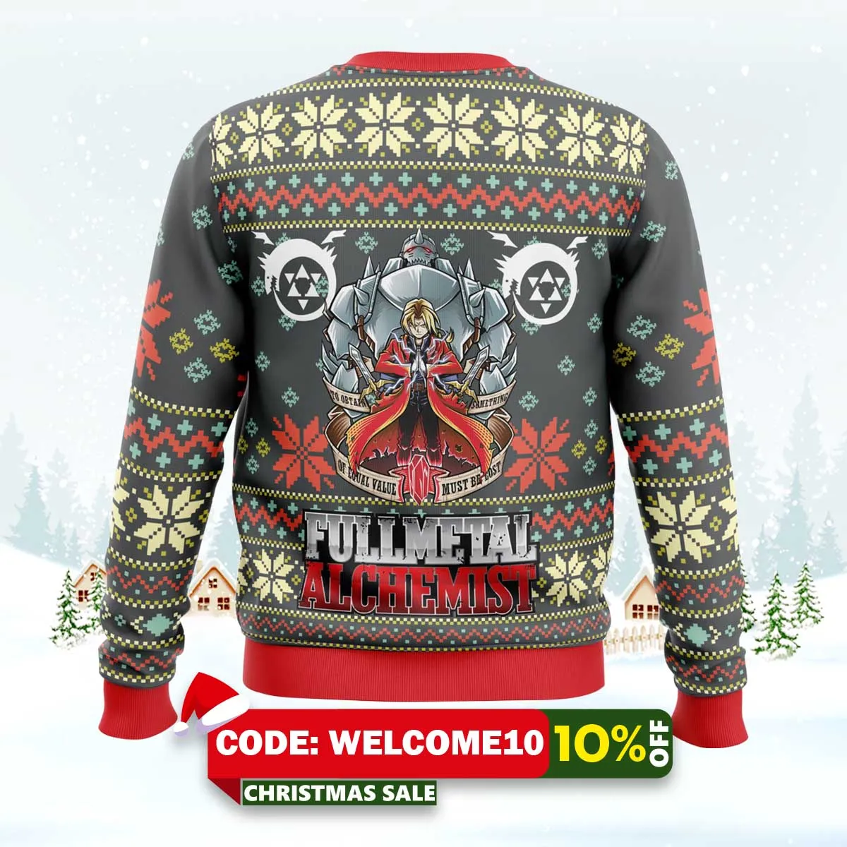fullmetal alchemist alt ugly christmas sweater 2 fullmetal alchemist alt ugly christmas sweater 2