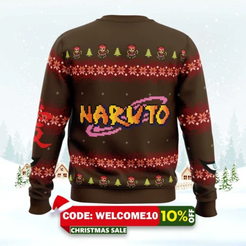 gaara naruto ugly christmas sweater 2