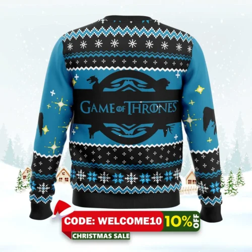 game of thrones house arryn ugly christmas sweater 2