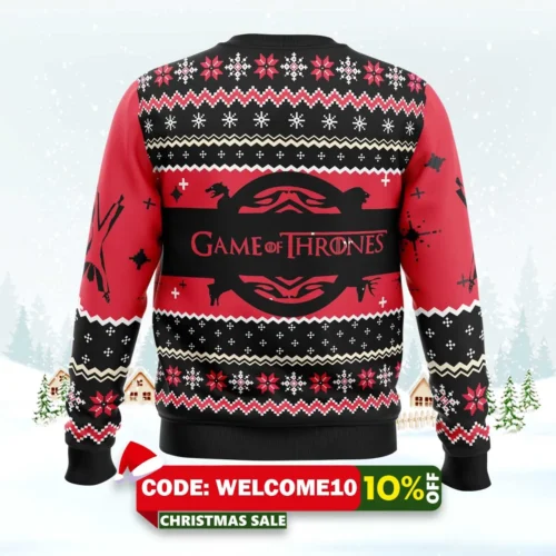 Game Of Thrones House Bolton Ugly Christmas Sweater 1 game of thrones house bolton ugly christmas sweater 2