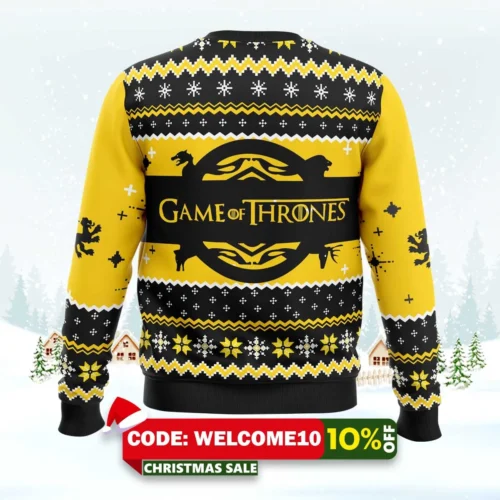 game of thrones house clegane ugly christmas sweater 2