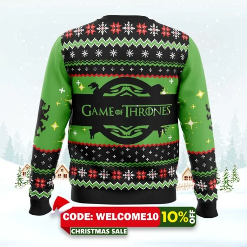 game of thrones house mormont ugly christmas sweater 2