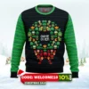 game over nintendo ugly christmas sweater 1