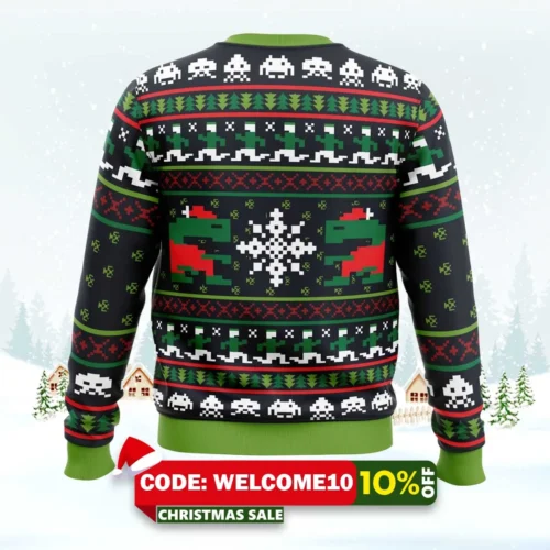 games of christmas past atari games ugly christmas sweater 2