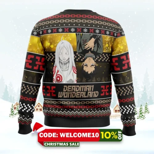 ganta and shiro deadman wonderland ugly christmas sweater 2