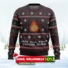 ghibli may all your bacon burn ugly christmas sweater 1