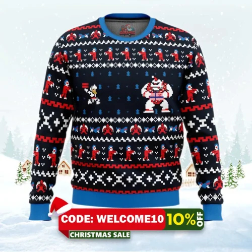 ghosts 'n goblins 'n christmas ugly christmas sweater 1