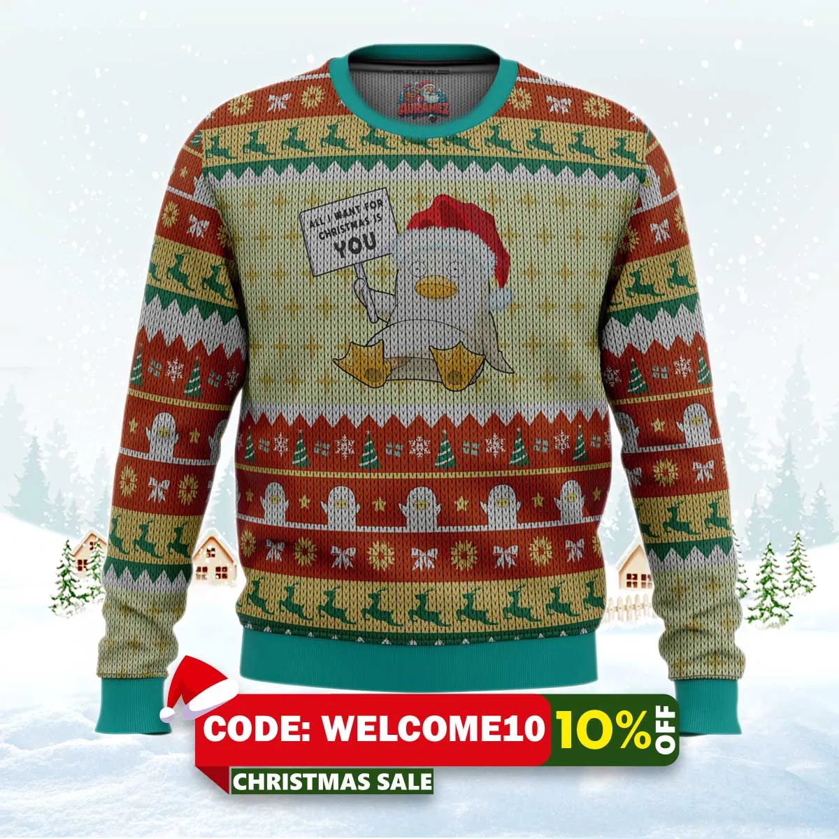 gintama cosmic elizabeth ugly christmas sweater 1 gintama cosmic elizabeth ugly christmas sweater 1