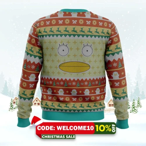 Gintama Cosmic Elizabeth Ugly Christmas Sweater 1 gintama cosmic elizabeth ugly christmas sweater 2