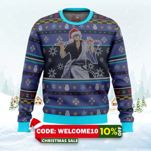 gintama sakata gintoki ugly christmas sweater 1