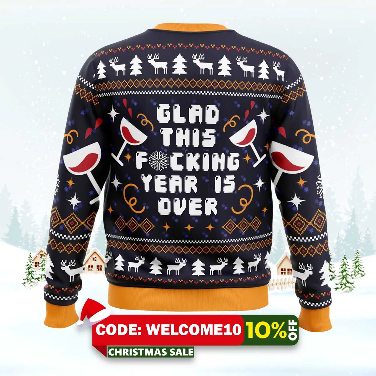 glad this fucking year is over pop culture ugly christmas sweater 2 glad this fucking year is over pop culture ugly christmas sweater 2