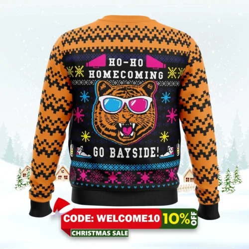 go bayside saved by the bell ugly christmas sweater 2