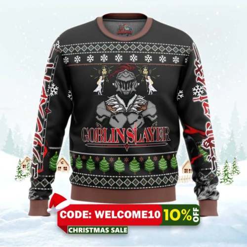 goblin slayer 2 ugly christmas sweater 1