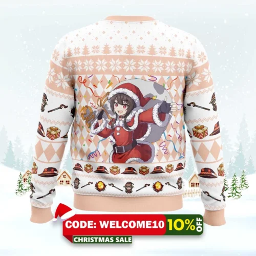 god's blessing on this wonderful world explosion konosuba ugly christmas sweater 2