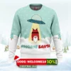 goodbye santa ugly christmas sweater 1