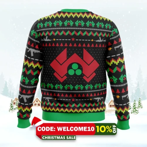 got invited to a christmas party die hard ugly christmas sweater 2