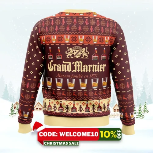 grand marnier ugly christmas sweater 2