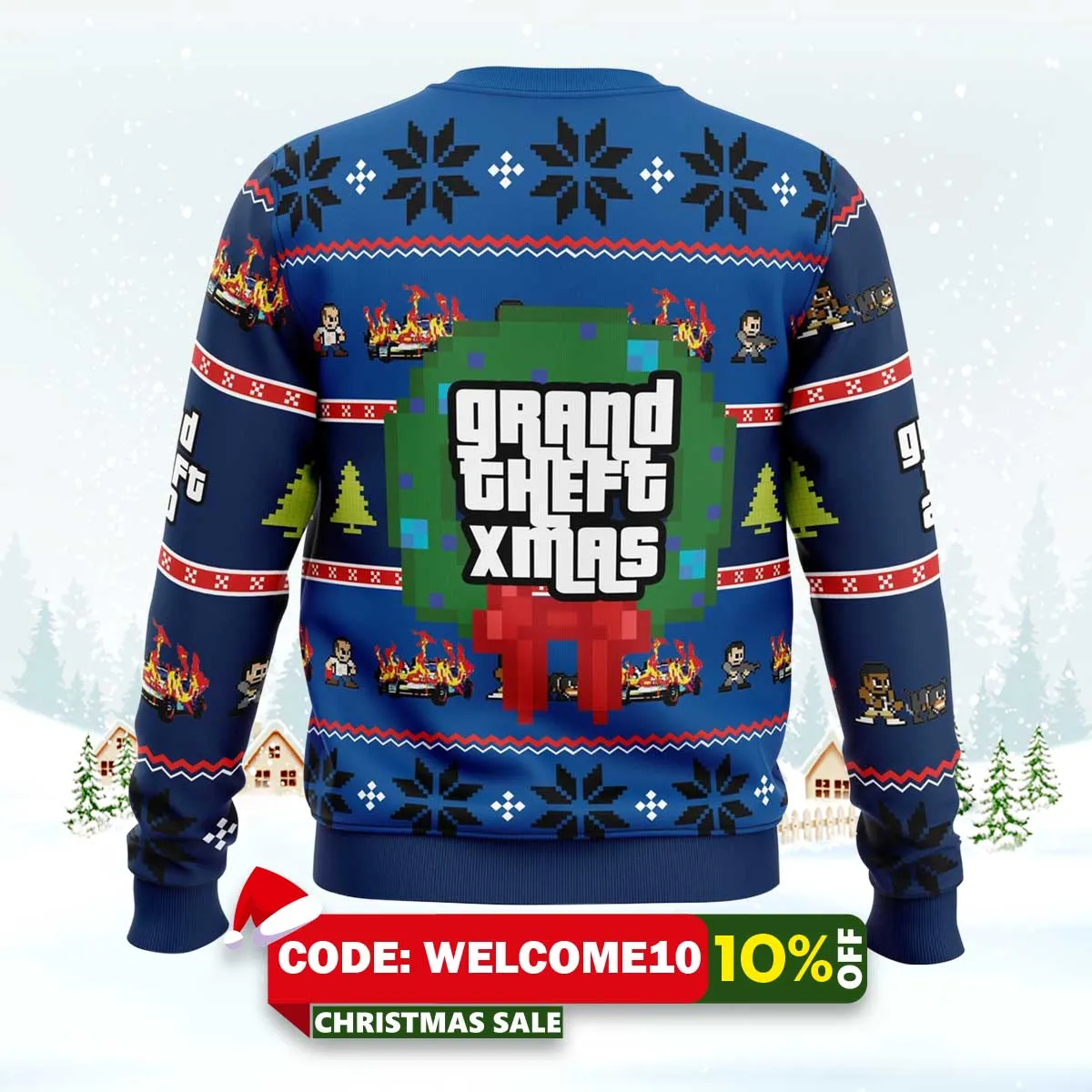 grand theft xmas gta grand theft auto ugly christmas sweater 2 grand theft xmas gta grand theft auto ugly christmas sweater 2