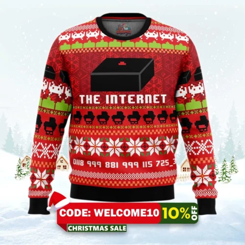 great reception the internet ugly christmas sweater 1