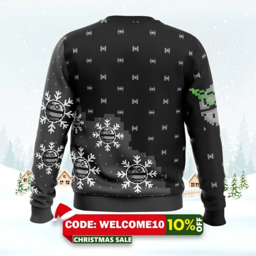 greetings from death star star wars ugly christmas sweater 2
