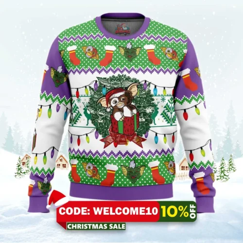 gremlins ugly christmas sweater 1
