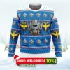 gundam helmet ugly christmas sweater 1