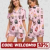 halloween labubu horror pajamas set spooky sleepwear outfit auramez