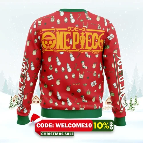 happy holidays one piece sweater 2
