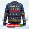 happy horrordays halloween sweater 1