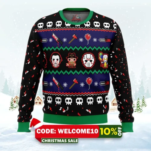 happy horrordays sweater 1