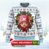 happy tony tony chopper one piece ugly christmas sweater 1