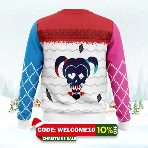 harley quinn suicide squad ugly christmas sweater 2