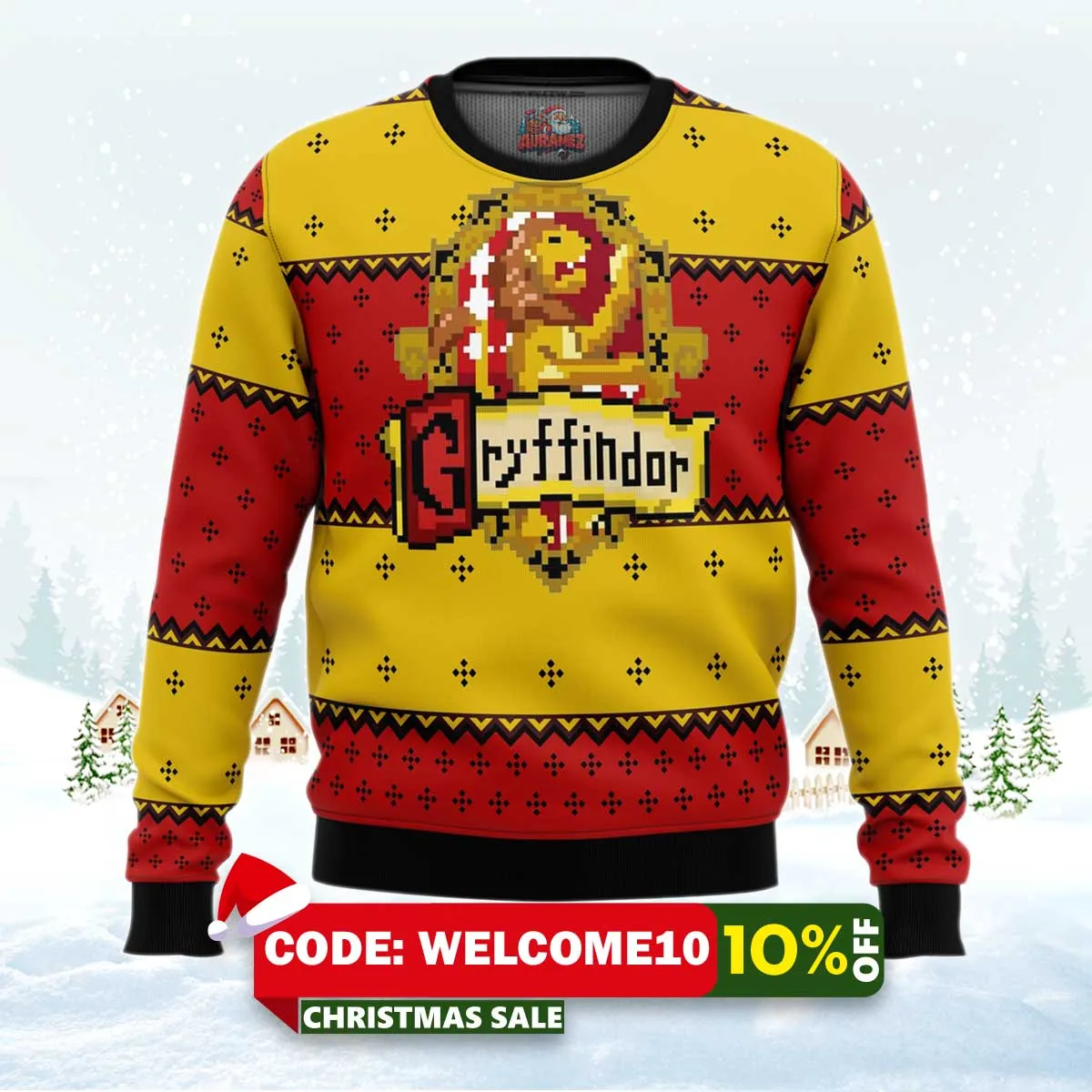 harry potter gryffindor ugly christmas sweater 1 harry potter gryffindor ugly christmas sweater 1