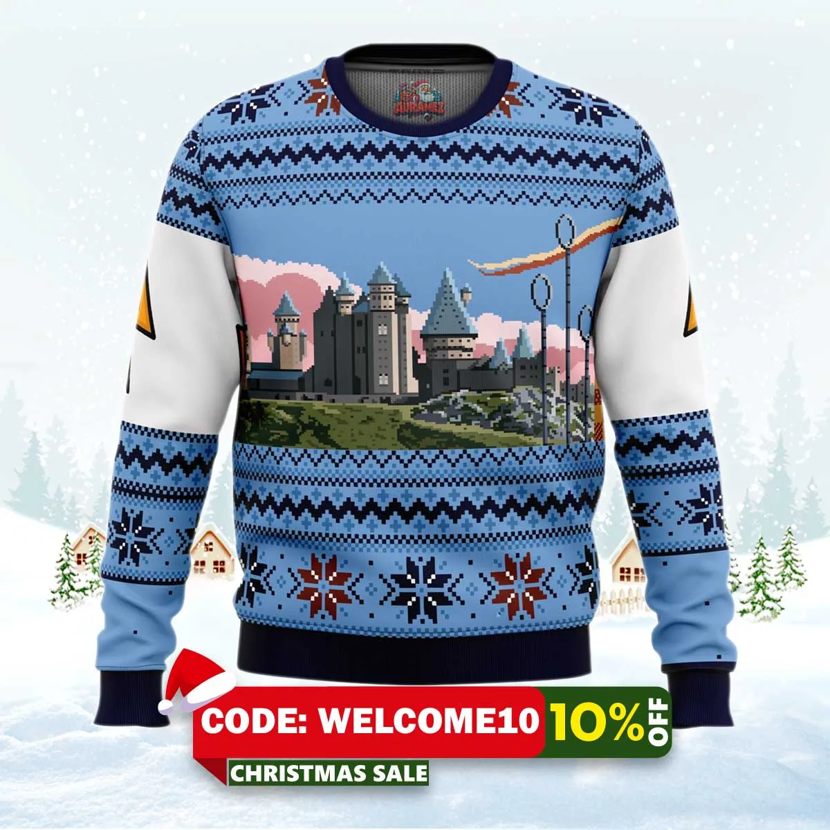 harry potter retro hogwarts ugly christmas sweater 1 harry potter retro hogwarts ugly christmas sweater 1