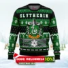 harry potter slytherin house ugly christmas sweater 1