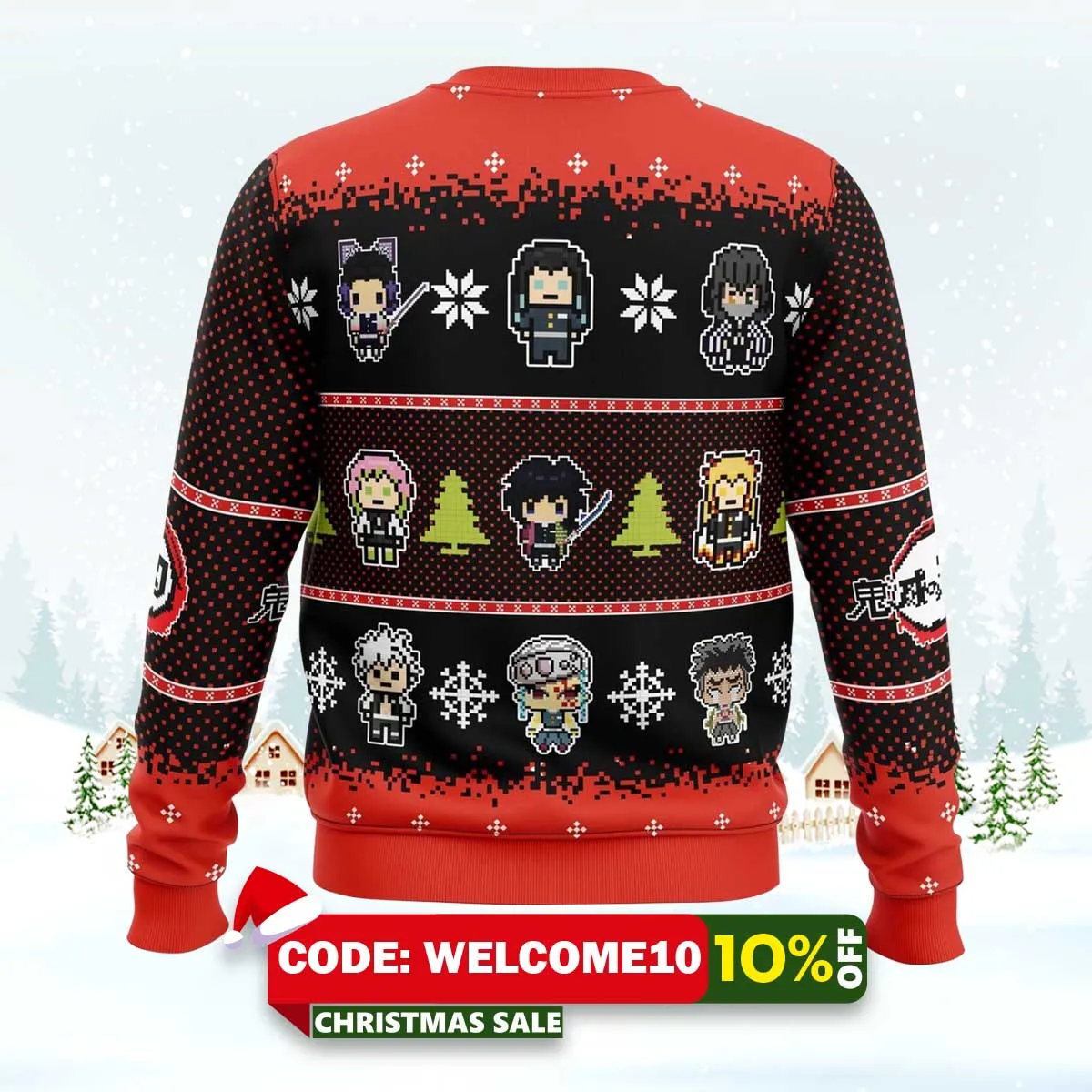 hashira demon slayer ugly christmas sweater 2 hashira demon slayer ugly christmas sweater 2