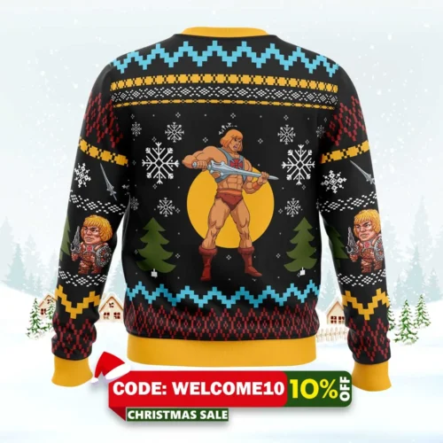 he man ugly christmas sweater 2