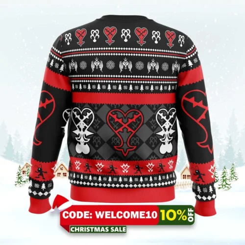 heartless christmas kingdom hearts ugly christmas sweater 2