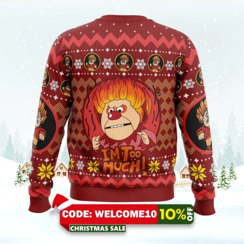 heat miser the year without a santa claus ugly christmas sweater 2