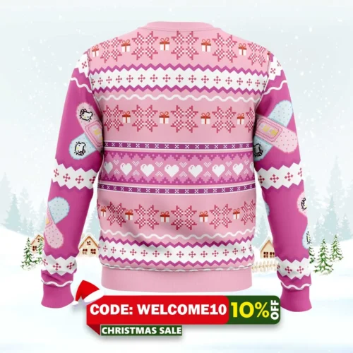 hello christmas hello kitty ugly christmas sweater 2