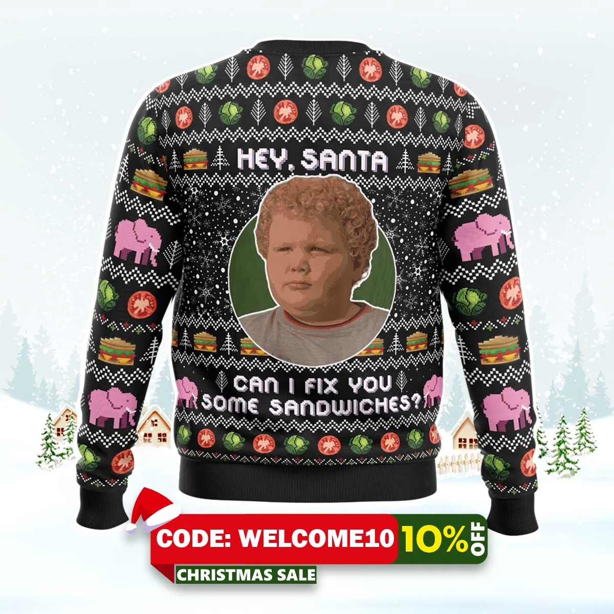 hey santa can i fix you some sandwiches bad santa ugly christmas sweater 2 hey santa can i fix you some sandwiches bad santa ugly christmas sweater 2