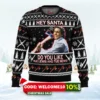 hey santa do you like hue lewis and tue news american psycho ugly christmas sweater 1