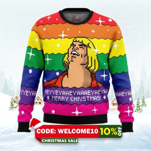 heyyeya he man ugly christmas sweater 1